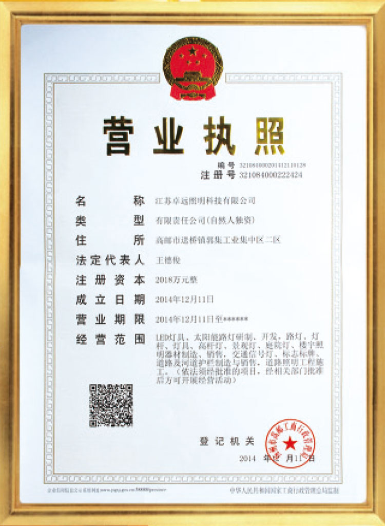  荣誉资质 